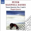 Peter Maxwell Davies - Naxos Quartet N.5 "lighthouses Of Orkney And Shetland", N.6 cd