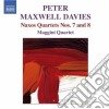 Peter Maxwell Davies - Naxos Quartet N.7, N.8 cd