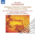 Tansman Aleksandre - Concerto Per Clarinetto, Concertino Per Oboe, Clarinetto E Archi, 6 Movimenti cd