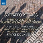 Goffredo Petrassi - Partita, Divertimento, Quattro Inni Sacri, Coro Di Morti cd