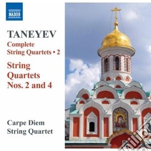 Sergei Taneyev - Quartetto Per Archi (integrale) , Vol.2: N.2 Op.5, N.4 Op.11 cd musicale di Taneyev sergey ivani