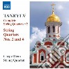 Sergei Taneyev - Quartetto Per Archi (integrale) , Vol.2: N.2 Op.5, N.4 Op.11 cd