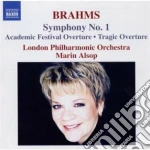 Johannes Brahms - Symphony No.1, Tragic Overture, Academic Festival Overture cd