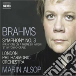 Johannes Brahms - Symphony No.3, Haydn Variations cd