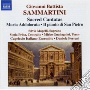 Giovanni Battista Sammartini - Cantate Sacre: Maria Addolorata J - c 121, Il Pianto Di San Pietro J - c 117 cd musicale di Giuseppe Sammartini