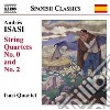 Andres Isasi - Quartetto N.0 In Mi Minore Op.83, N.2 In La Minore Op.27 cd