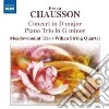 Ernest Chausson - Concerto Per Violino, Pianoforte E Quartetto D'archi Op.21, Trio Op.3 cd