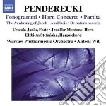 Krzysztof Penderecki - Fonogrammi, Horn Concerto, Partita cd