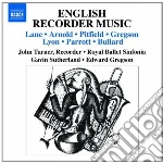 Turner / Sutherland / Gregson - English Recorder Music cd