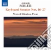 Antonio Soler - Sonate Per Tastiera Nn.16-27 cd