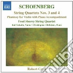 Arnold Schonberg - Quartetti Per Archi Nn.3 E 4, Fantasia Per Violino E Pianoforte cd