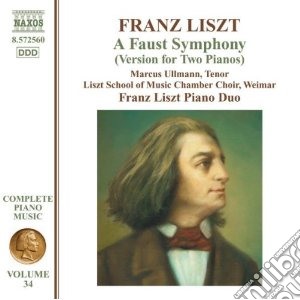 Franz Liszt - Opere Per Pianoforte (integrale) , Vol.34: Sinfonia Faust (a Faust Symphony) cd musicale di Franz Liszt