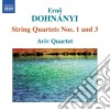 Erno Dohnanyi - String Quartets Nos. 1 & 3 cd