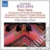 Leonardo Balada - Opere Per Pianoforte (integrale) cd
