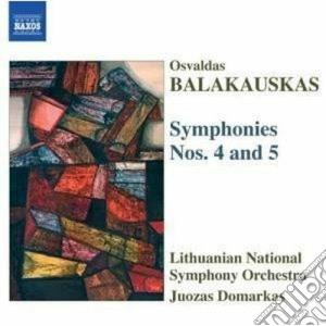 Osvaldas Balakauskas - Symphony No.4, N.5 cd musicale di Osvaldus Balakauskas