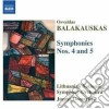 Osvaldas Balakauskas - Symphony No.4, N.5 cd