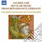 Sacred And Secular Music From Renaissance Germany cd