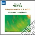 Krzysztof Meyer - Quartetto Per Archi, Vol.2 - N.9, N.11, N.12 cd