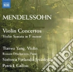 Felix Mendelssohn - Concerto Per Violino Op.64 Mwv O 14, Concerto Per Violino Mwv O 3 cd