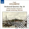 Carl Stamitz - Quartetti Per Orchestra Op.14 (nn.1, 2, 4, 5) cd