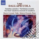 Luigi Dallapiccola - Complete Works for Violin & Piano, and for Piano cd