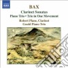 Arnold Bax - Sonata Per Clarinetto, Trio Con Pianoforte, Folk-tale, Romance, Trio cd