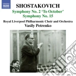 Dmitri Shostakovich - Symphonies Nos.2 & 15 cd