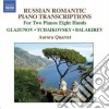 Russian Romantic Piano Transcriptions For 2 Pianos 8 Hands cd