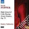 David Popper - High School Of Cello Playing(2 Cd) cd