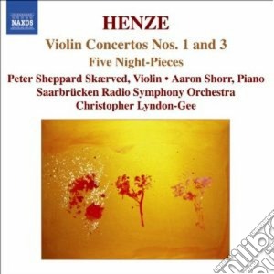 Hans Werner Henze - Concerto Per Violino N.1, N.3, 5 Night - pieces cd musicale di Henze hans werner
