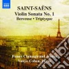 Camille Saint-Saens - Opere Per Violino E Pianoforte, Vol.1 cd