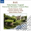 Arnold Bax - Sonata Per Viola, Concert Piece, Legend, Trio In 1 Movement Op.4 cd