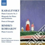 Dmitry Kabalevsky - Concerto Per Piano N.3 Op.50, Rapsodia Sul Tema Del Song School Year Op.75 cd