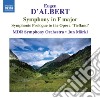 Eugen D'Albert - Sinfonia In Fa Maggiore Op.4, Prologo Dell'opera 'tiefland' Op.34 cd