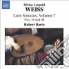 Sylvius Leopold Weiss - Sonate Per Liuto (integrale) Vol.7: Sonate N.15 E N.48 cd