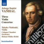 Johann Baptist Vanhal - Concerto Per Violino W Iib: G3, G1, Bb1