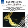 Sergej Rachmaninov - Estratti Dalle Opere: Aleko, Francesca Da Rimini, The Miserly Knight cd