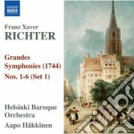 Franz Xaver Richter - Grandes Symphonies Nn.1-6