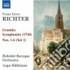 Franz Xaver Richter - Grandes Symphonies Nn.1-6 cd