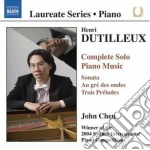 Henri Dutilleux - Sonata, 3 Preludi, Au Gre Des Ondes, Bergerie, Blackbird, Resonances, ... cd