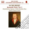 Franz Schubert - Leder: Romantic Poets, Vol.3 cd