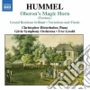 Johann Nepomuk Hummel - Oberons Zauberhorn, Variations On Das Fest Der Handwerker, Le Retour De Londres cd