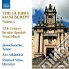 Juan Sancho / Ars Atlantica - Guerra Manuscript, Vol.2 cd