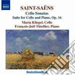 Camille Saint-Saens - Sonata Per Violoncello N.1 Op.32, N.2 Op.123, Suite Op.16 cd