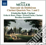 Iwan Muller - Souvenir De Dobberan, Quartetti Con Clarinetto N.1 E N.2, Le Reve Op.73 cd
