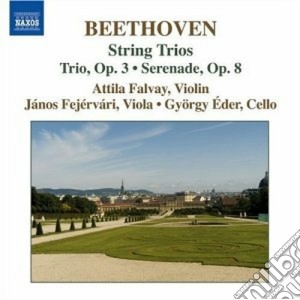 Ludwig Van Beethoven - Trii (integrale) Vol.1: Trio Per Archi Op.3, Divertimento Op.8 cd musicale di Beethoven ludwig van