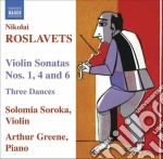 Nikolai Roslavets - Violin Sonatas Nos.1 & 4, Three Dances
