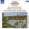 Charles Avison - Concerti: 6 Concerti Op.3, 8 Concerti Op.4 (2 Cd) cd