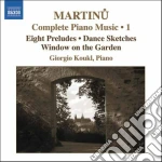 Bohuslav Martinu - Opere Per Pianoforte (integrale), Vol.1 cd