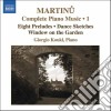 Bohuslav Martinu - Opere Per Pianoforte (integrale), Vol.1 cd